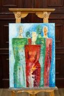 Joanna Olszak " Judyta" olej na płótnie 50 x 70