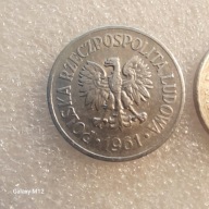 20 gr. 1961 rok i 1962 rok, ładne i rzadkie.