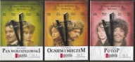 Trylogia - Potop Ogniem i mieczem Pan Wołodyjowski 6xDVD / stan bdb-
