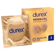 Prezerwatywy Durx Sensual Extra Lubricated - 3 szt.