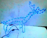 Renifer LED Lampki Zewnętrzne Wąż Świetlny