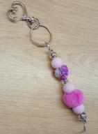 Brelok damski Serduszko zawieszka 6423 Oliwia Kurowska, Kuba Kurowski