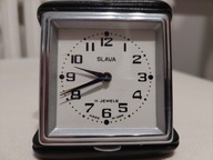 SLAVA 11 jewels budzik turystyczny ZSRR 11 kamieni radziecki zegar sprawny