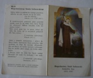 obrazek św. RELIKWIA - CZĄSTKA Z TRUMNY - bł. RAFAŁ KALINOWSKI -