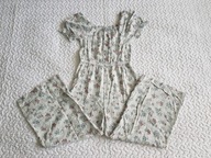 Cool Club piekny pastelowy kombinezon na lato w motylki nowy roz 128