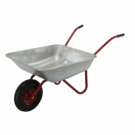 TACZKA OGRODOWA BUDOWLANA LEKKA OCYNKOWANA MOCNA DO OGRODU 80/120L MAŁA