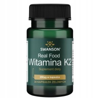 Suplement diety Swanson Health Products Real Food Vitamin K-2 30 szt.