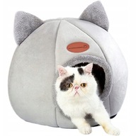 Domek dla kota Amber ocieplony pianką z wyjmowaną poduszką