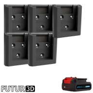 Uchwyt pojedynczy na akumulator Erbauer 12V EXT DualVolt z blokadą