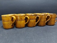 10 x Małe ceramiczne kubeczki Hoganas design