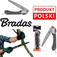 BRADAS PIŁA OGRODOWA HARTOWANA RĘCZNA SKŁADANA DO GAŁĘZI DREWNA OGRODNICZA
