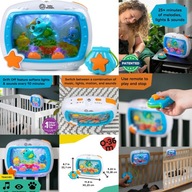 Baby Einstein LAMPKA Z POZYTYWKĄ AKWARIUM DLA DZIECI KOLOROWY DO ŁÓŻKA