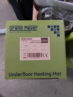 MATA GRZEWCZA GRZEJNA ZESTAW 1,5+1 M2 GRAND MEYER+2x TERMOSTAT PODŁOGÓWKA