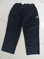 Spodnie damskie Adidas S M sztruks bawełna 7/8