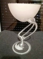 Patera szkło artystyczne makora 25 cm wys.