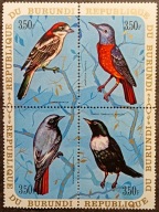 PTAKI ŚWIATA - BURUNDI ** - czysty