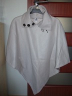 LA REDUTE beżowe poncho