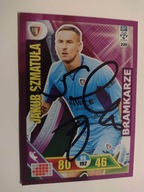 Karta panini autograf Piast Gliwice sezon 17/18 Jakub Szmatuła Bramkarze