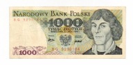 1000zł. 1975r. ser.BG (A.Szparło L7) bardzo rzadki