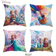 Poszewki na poduszki 4szt 45x45cm Kraina Lodu Elsa Anna Olaf Frozen 45127