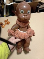 Stara Zabawka PRL Lalka Murzynek Zezolek