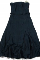 5 CATERINA LEMAN Dwuczęściowa Wykwintna Koktajlowa Ciemny Szmaragd 44