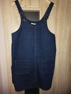 SUKIENKA, OGRODNICZKA TU 42 XL JEANS