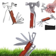 NARZĘDZIE WIELOFUNKCYJNE MULTITOOL ETUI SCYZORYK PIŁA MŁOTEK SIEKIERA 4W1