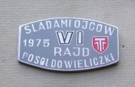 Odznaka VI Rajd Śladami Ojców po Sól do Wieliczki 1975