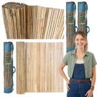 MATA BAMBUSOWA OSŁONOWA MASKUJĄCA OSŁONA NA PŁOT OGRODZENIE BALKON 1,5X3M