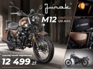 Junak M12 VINTAGE 125cm3 ABS - Transport POLSKA GRATIS! Raty 0% - OKAZJA!!!