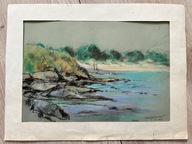 7305) STARY ORYGINALNY OBRAZEK AUTOR DO ROZPOZNANIA