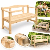 Ławka Drewniana Do Ogrodu Idealna Na Taras Balkon Podwórko Super Jakość