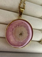 Naszyjnik z kwiatami – ręcznie wykonany