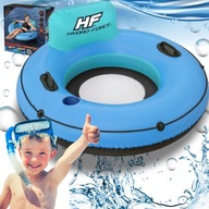 SUPER DUŻE KOŁO DMUCHANE DO PŁYWANIA DLA DZIECI DOROSŁYCH 119CM PLAŻA BASEN