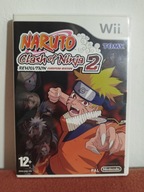 Naruto Clash Of Ninja Revolution 2 Nintendo Wii 3XA Komplet!