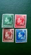 Morocco Król Edward VII * 4 znaczki KGVI kolonie angielskie brytyjskie