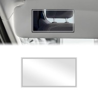 LUSTERKO KOSMETYCZNE DO SAMOCHODU SAMOPRZYLEPNE HD MAKIJAŻ stalowy