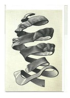 Karnet - M.C. Escher, Wstęga z ludzkiej twarzy ...