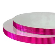 Podkład pod tort STYRODUR BIAŁY 30 cm RÓŻOWY BOK Karbowany „Różowa Fala”
