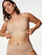 Śliczna markowa bielizna M&S 2105 ROSE QARTZ UK 40C EUR 90C bezszwowy