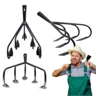 PAZURKI OGRODNICZE OGRODOWE KULTYWATOR SPULCHNIACZ RĘCZNY REDLICZKI 5 ZĘBNE