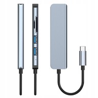 HUB ADAPTER 5w1 USB C USB 3.0 Czytnik kart SD / TF
