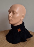 Czarny golfik, otulacz na szyję zamiast szalika - HANDMADE