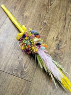 Palma Wielkanocna Ręcznie Robiona PREMIUM Kolorowa Tradycyjna 65cm