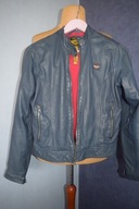 Super Biker Piękna kurtka skórzana damska skóra naturalna miękka _38