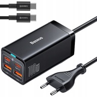 Ładowarka sieciowa BASEUS GaN3 Pro 100W Czarny 2x USB-C 2x USB