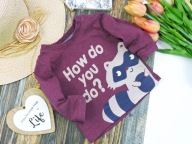 NUTMEG - BLUZECZKA SZOP DŁ RĘKAWEK r 62/68