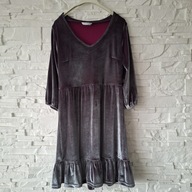 Sukienka welurowa Diverse rozm. M mieniąca się