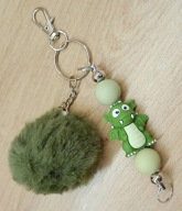 Brelok chłopięcy Smok zawieszka pompon 6423 Oliwia Kurowska, Kuba Kurowski